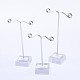 T Bar Iron Plastic Earring Tree Stand Displays Sets EDIS-N009-01-2