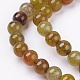 Natural Crackle Agate Stone Bead Strands X-G-R193-16-6mm-3