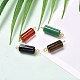 Natural & Synthetic Mixed Gemstone Link Connectors PALLOY-JF00889-2