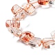 Transparent Glass Imitation Gemstone Beads Strands GLAA-G105-01B-4