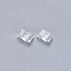 Perles de rocaille en verre transparent à 2 trou SEED-S031-M-001-2