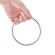 Asas de monedero de hierro con anillo redondo / circular FIND-CA0001-12G-3
