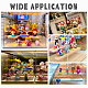 Boîte de présentation de jouets en acrylique assemblé ODIS-WH0029-42-6