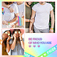 20 Stück 8 Stile Regenbogenfarben Stolz Silikon Herz Kordel Armbänder Set für Männer Frauen BJEW-TA0001-06-7