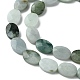 Natural Myanmar Jadeite Beads Strands G-A092-E01-02-4