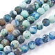 Natural Chrysocolla Beads Strands G-F612-04-6mm-1