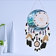 DIY Moon Pendant Decoration Diamond Painting Kit PW-WG52352-01-3