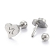 201 Stainless Steel Earlobe Plugs for Valentine's Day EJEW-R147-37-3