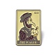 Pest Arzt/Krähe mit Sichel Tarot Karte Emaille Pin JEWB-D012-20-1