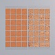 Etiquetas autoadhesivas de corcho de forma cuadrada DIY-WH0163-93B-2
