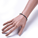 Bracelets stretch avec perles en verre BJEW-JB04410-03-4