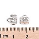 Portadoras charm de plata tibetano perchas AC598-4