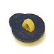 プラスチック縫製ボタン  てんとう虫の形  1穴  ミックスカラー  15x13x4mm  穴：3x2mm X-KY-H002-01A-3