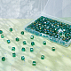 Sunnyclue 200 pz placca di perle di vetro fili di perline EGLA-SC0001-06-4