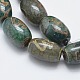 Brins de perles dzi à motif de bouteille de nectar de style tibétain TDZI-I002-08A-3