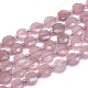 Chapelets de perles aux fraises en quartz naturel G-L552L-01A-1
