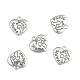 Heart with Word Mama 316 Stainless Steel Pendants STAS-I061-153-2