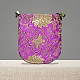 Chinese Style Brocade Drawstring Gift Blessing Bags PW-WG35235-04-1
