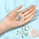Perle di perle di vetro perlate dipinte a cottura in stile 3300 pz 15 HY-YW0001-05-5