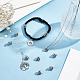 Gorgecraft 1 Box mit 12 Stück Schlangen-Charm-Perlen in Antiksilber in Schlangenform FIND-GF0003-96-5