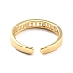 Открытое кольцо-манжета из прозрачного кубического циркония для женщин RJEW-C018-01G-3