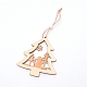 Wooden Ornaments WOOD-WH0107-66-2