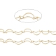 Brass Hollow Moon Link Chains CHC-M025-09G-2