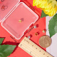 Beebeecraft 8 pièces 2 couleurs laiton micro pavé de perles de zircone cubique ZIRC-BBC0001-80-3
