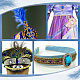 OLYCRAFT 100pcs Oval Point Back Rhinestone 30.5x20mm Blue Acrylic Faceted Rhinestone Blue Flat Oval Crystal Rhinestone Acrylic Rhinestones Cabochons Sew on Rhinestone for Jewelry Making DIY Crafts OACR-OC0001-19B-6