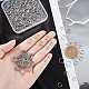 SUNNYCLUE 1 Box 400PCS 304 Stainless Steel Thick Strong Jump Rings Silver Metal Rings Craft Polished Smooth Connector Jump Rings for Jewelry Making Charms DIY Keychain Necklace Bracelet Accessories STAS-SC0001-19-3