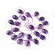 Lepidolita natural / hebras de perlas de piedra de mica púrpura G-E542-05C-2