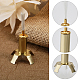 CHGCRAFT 4Sets Oil Lamp Burner Brass Plated Oil Lamp Replacement Including Claw Wick Holder and Replacement Fiberglass Torch Wicks with Alloy Tube Holder for Oil Lamp Accessories FIND-CA0008-14-3