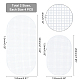 CHGCRAFT 8Pcs 2 Style Mesh Plastic Canvas Sheets Crossbody Bag Purse Making Accessories Oval Canvas Mesh Clear Plastic Canvas Mesh Sheets for Cross Stitch Embroidery Needlepoint Craft FIND-CA0003-37-2