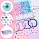 Наборы для изготовления браслетов из круглых бусин своими руками DIY-FS0008-87-2