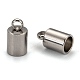 304 Stainless Steel Cord Ends X-STAS-E020-1-1