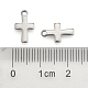 304 Stainless Steel Tiny Cross Charms STAS-E104-34P-3