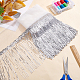 PVC Sequin/Paillette Tassel Fringe Polyester Ribbon DIY-WH0308-297A-5