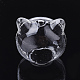 Handgemachte Kätzchen geblasen Glaskugel Perlen X-GLAA-Q077-01-3
