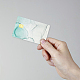 Etiquetas engomadas impermeables de la tarjeta del plástico del pvc DIY-WH0432-032-5
