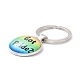 Pride Style Glass Keychain KEYC-F033-01F-3