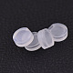 Coussinets en plastique de confort pour clip sur boucles d'oreilles KY-P007-A01-2
