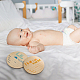 2 Stück einseitig bedruckte Baby-Foto-Requisiten aus Holz im 2-Stil DJEW-WH0600-006-7