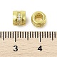 Латунные микро проложить кубического циркония бусы KK-K297-40G-2