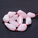 Chapelets de perles en quartz rose naturel G-F531-K06-2