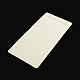 Cartes d'affichage de collier en carton de forme rectangle X-CDIS-Q001-17-1
