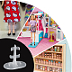 PH PandaHall 20pcs Figure Stands Display Holder Adjustable Barbie Stands Clear Action Figures Standing Bracket Model Support Frame for Action Figures Model 3.1x2x2.9” AJEW-WH0312-71-6