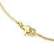 Ожерелье из латунной круглой змеиной цепи для женщин MAK-YW0001-07-2