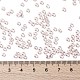 MIYUKIラウンドロカイユビーズ  日本製シードビーズ  8/0  （rr330)透明ピンクミストツヤ  3mm  穴：1mm  約422~455個/10g X-SEED-G008-RR0330-4