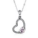 925 Sterling Silver Pendant Necklaces NJEW-BB30205-7