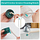 GORGECRAFT 8PCS Small Cleaning Brushes Crevice Hole Brush Deep Detail Bottle Caps Cleaner Brush Detail Crevice Cleaning Tools Set for Holes Corner Window Track Groove Tight Space TOOL-GF0003-24-7
